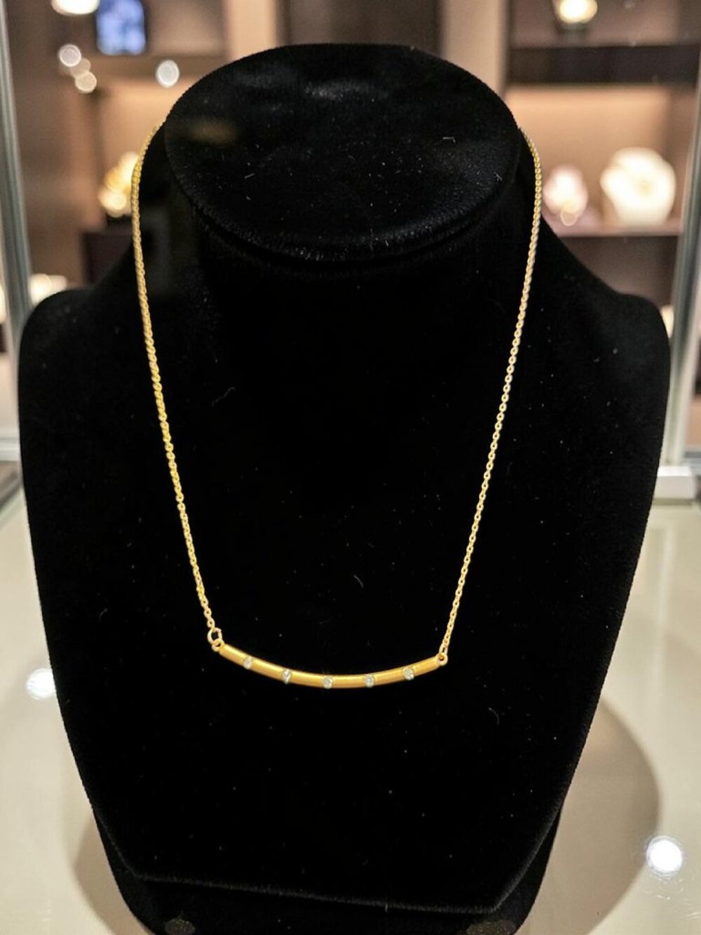 NWT Jane Marie Gold Tone Necklace